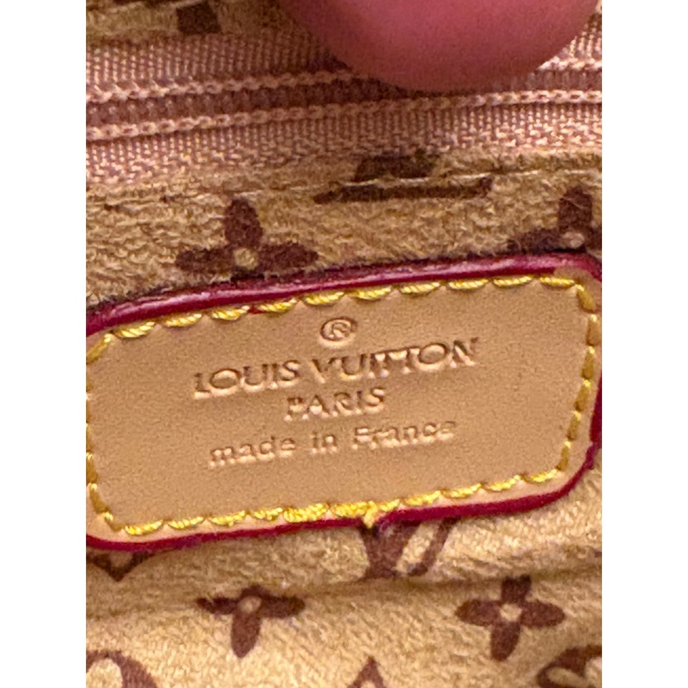 Louis Vuitton Monogram Mini Lin Canvas Pochette Accessoires Navy Gold Pouch